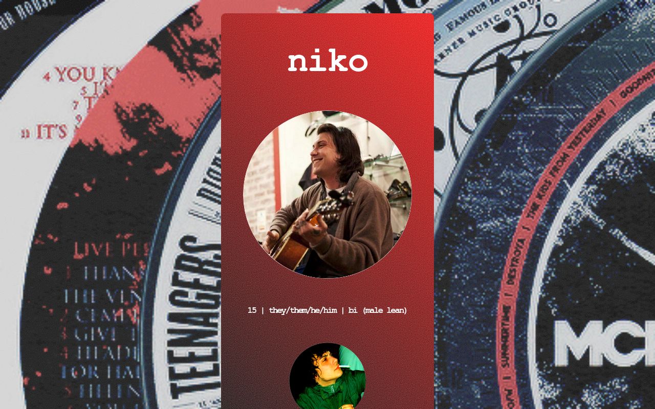 Carrd profile picture for @niko